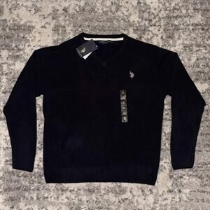 U.S. Polo Assn. Light-weight V-Neck Knit Sweater